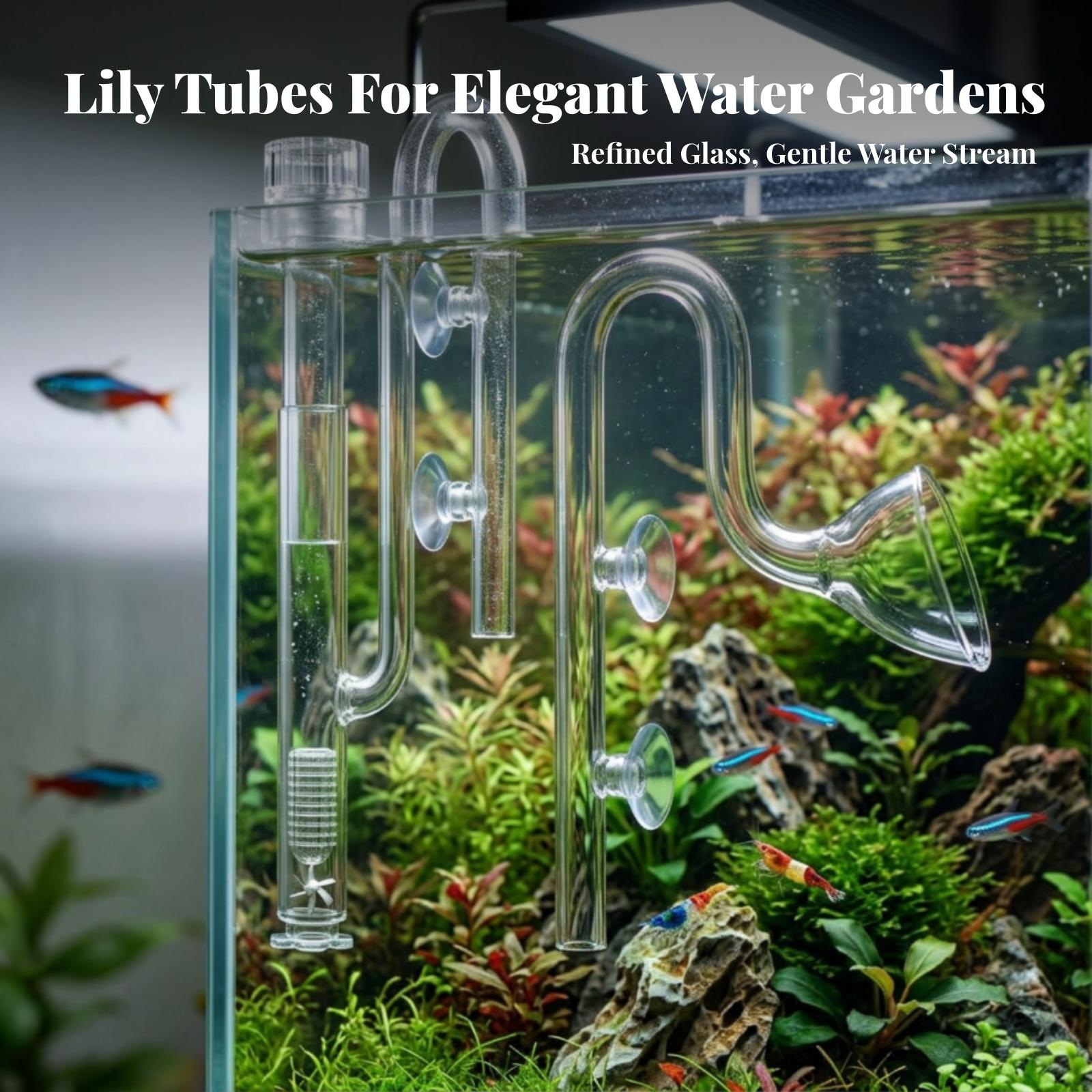 Aquarium Filter Inlet and Outl - Planted Aquarium Aquascape ulasan dan harga