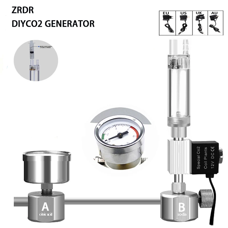Aquarium DIY CO2 Reactor Gener - Planted Aquarium Tank Kit ulasan dan harga