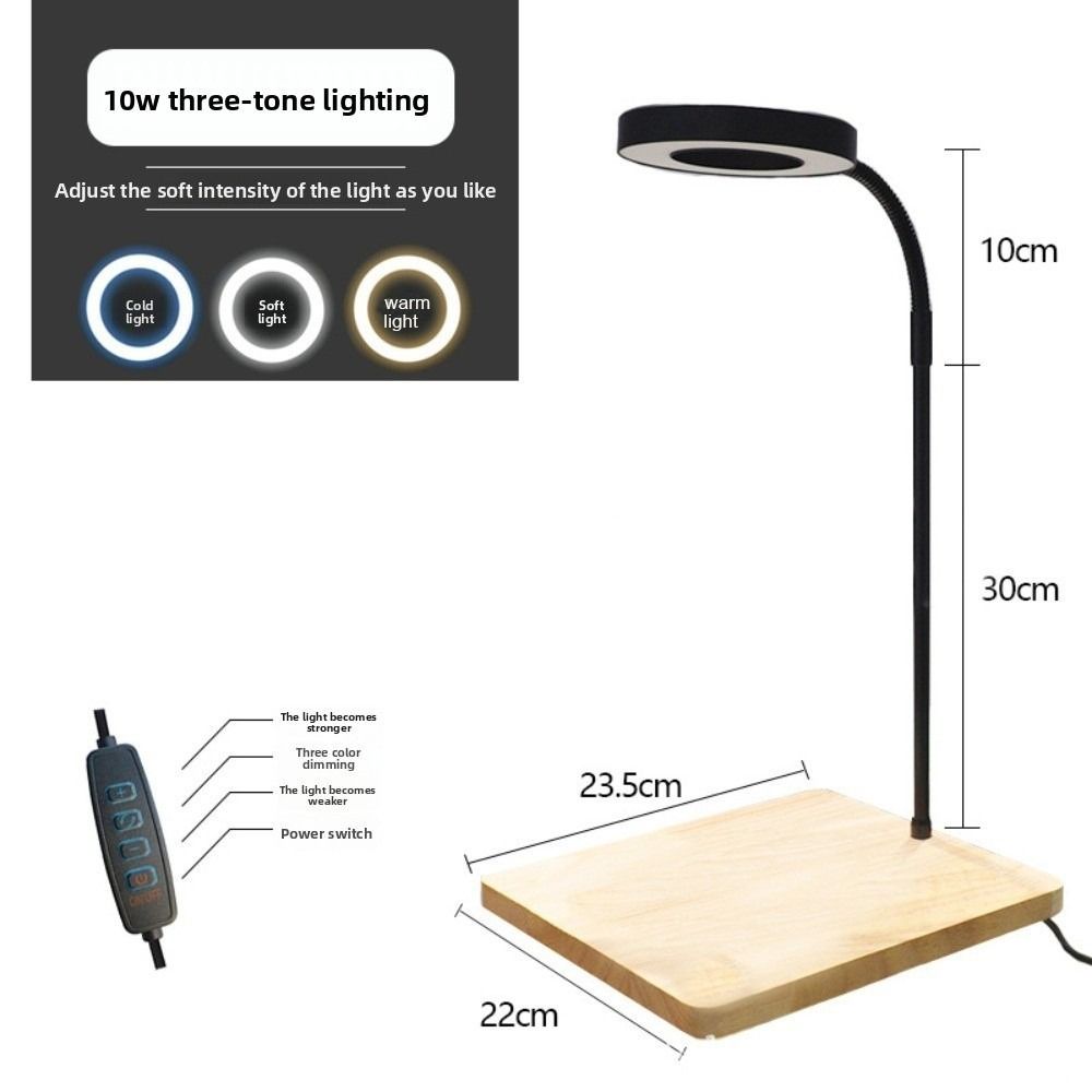 10W Fish Tank LED Lamp with Wo - Aquarium Plant On Wood ulasan dan harga