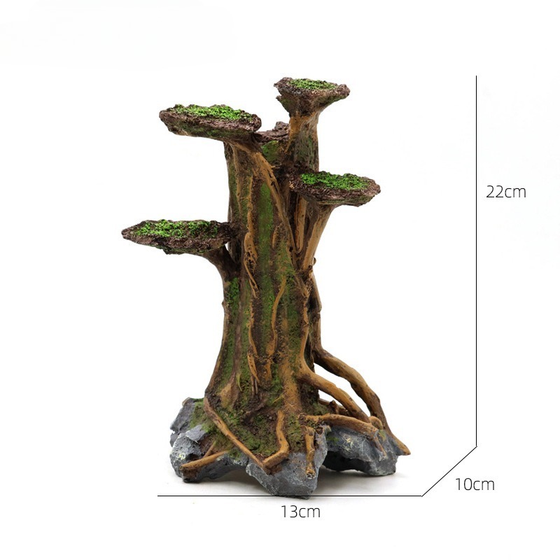 Artificial Moss Tree Driftwood - Planted Aquarium Aquascape ulasan dan harga