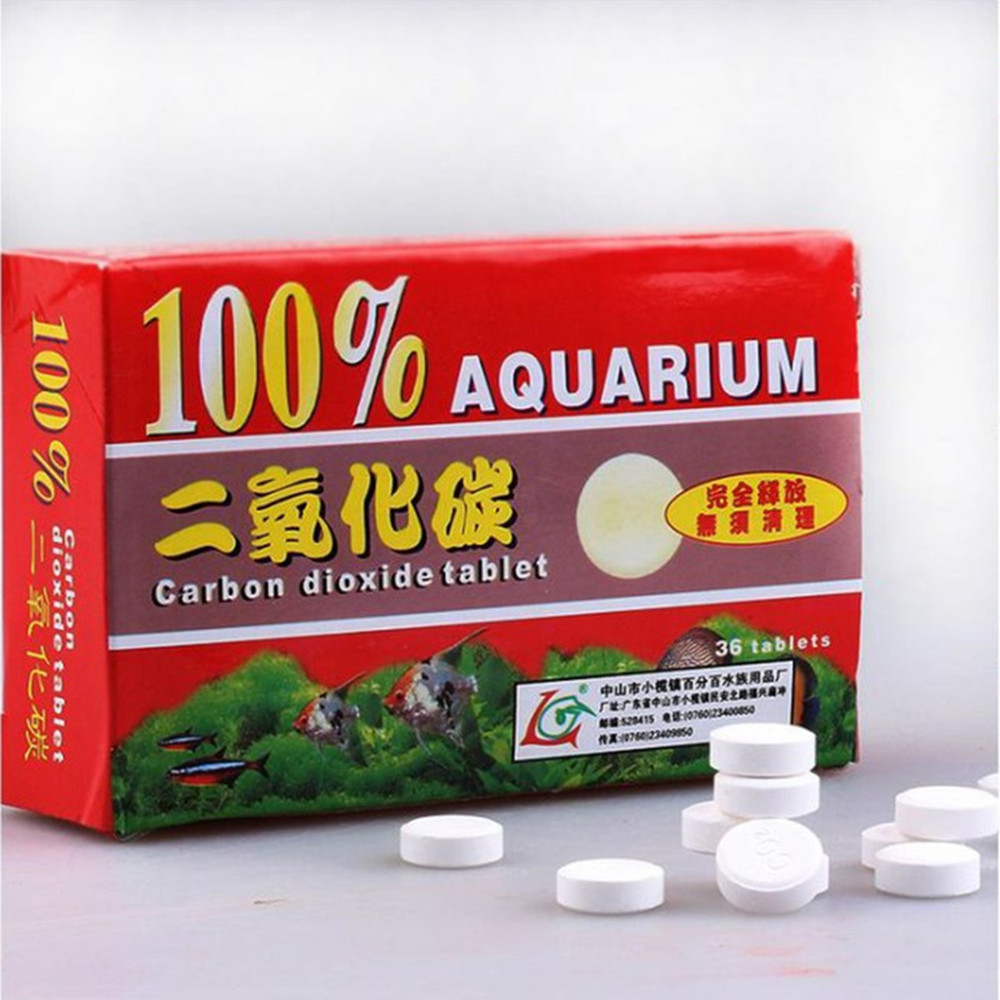 36pcs/Box CO2 Tablet Carbon Di - Aquarium Plant Root Tabs ulasan dan harga