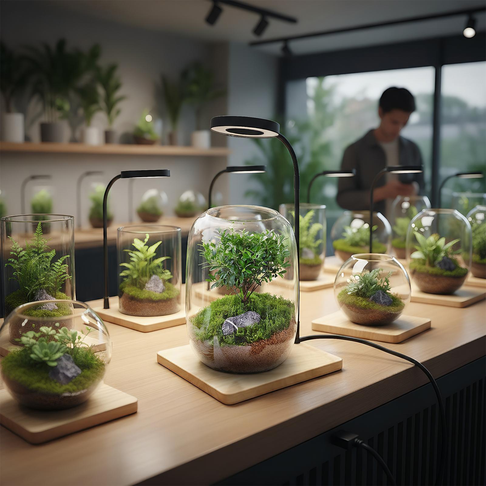 Plant Lights For Indoor Growin - Aquarium Plant On Wood ulasan dan harga